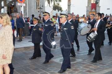 Misa y procesión de San Juan Bautista por el casco antiguo de Telde (Foto TA)